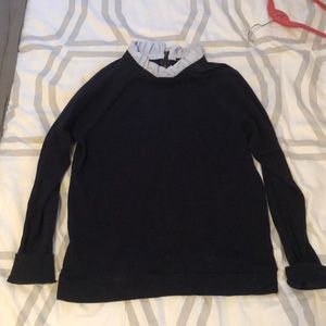 J Crew Sweater Navy L